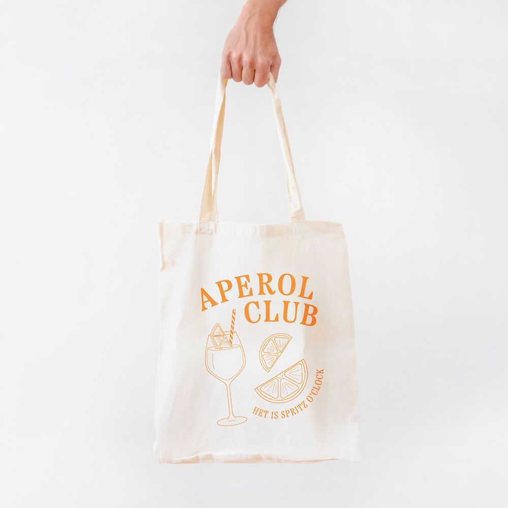 Gepersonaliseerde aperol tote bag