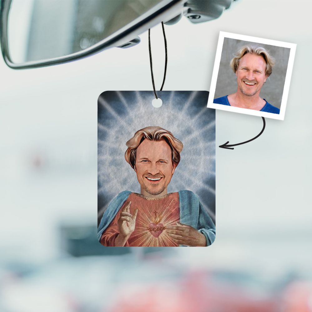 Geurhanger Heilig Jezelf met Gezicht Gepersonaliseerd set van 2