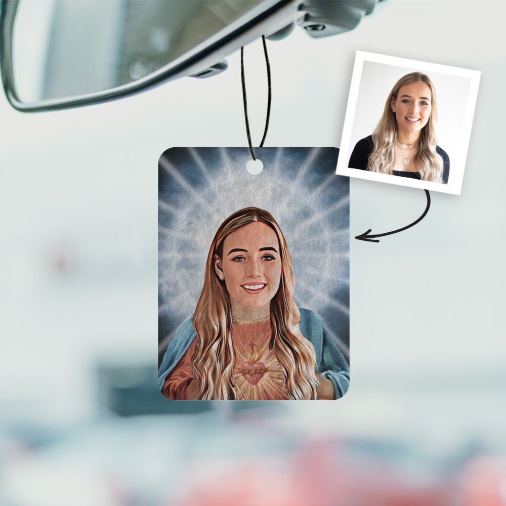 Geurhanger Heilig Jezelf met Gezicht Gepersonaliseerd set van 2