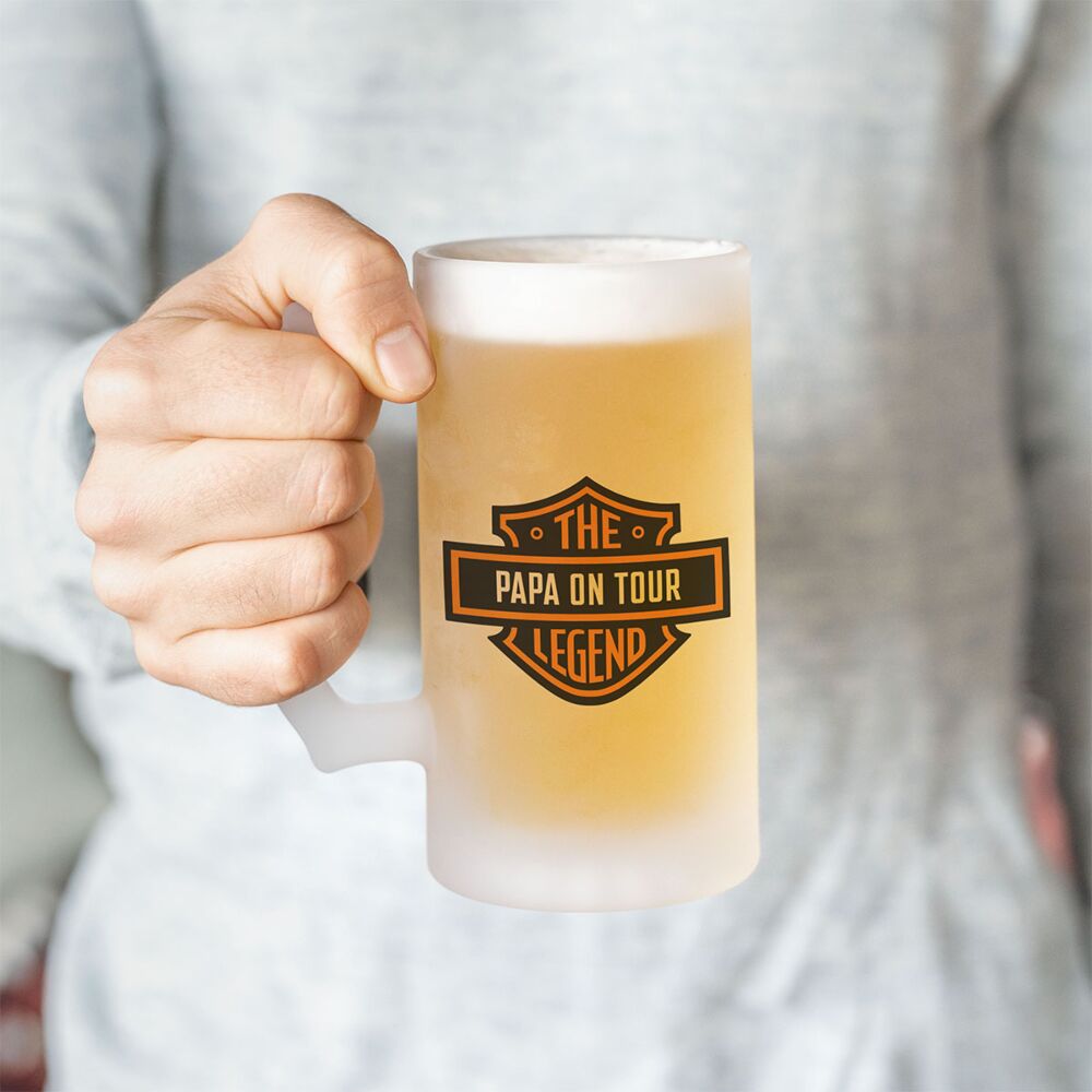 Gepersonaliseerde motorclub bierpul