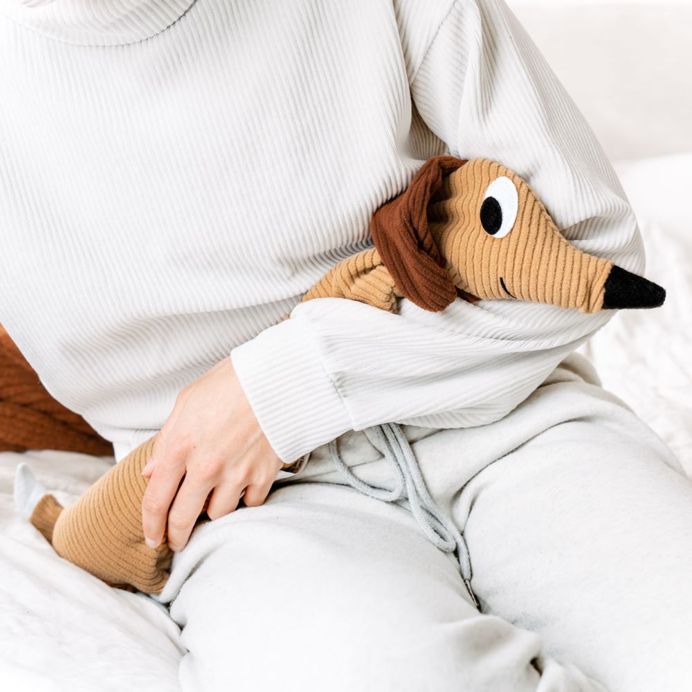 Teckel Warmtekussen Knuffel
