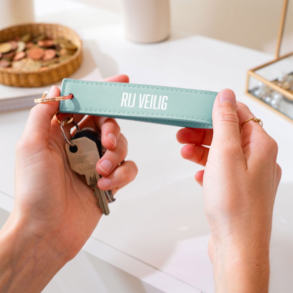 Gepersonaliseerde leren band met tekst