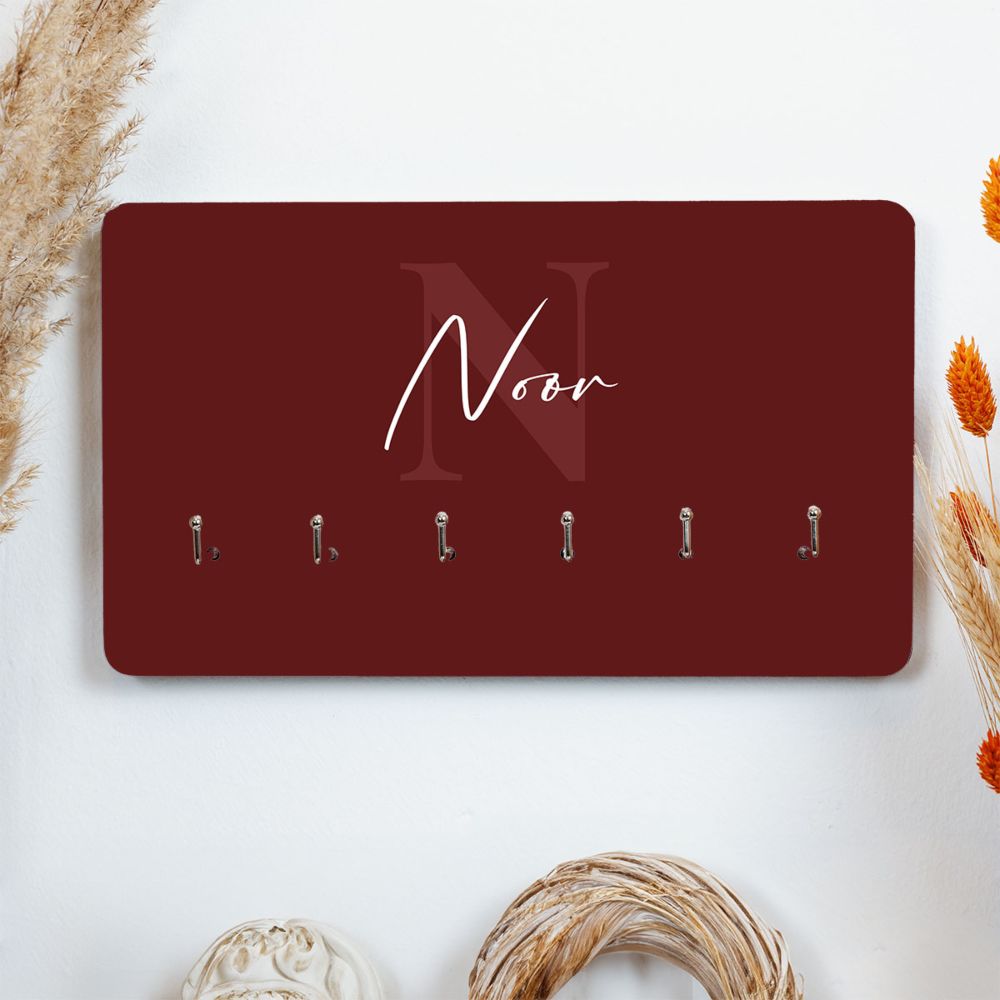 Gepersonaliseerd sleutelbord met monogram
