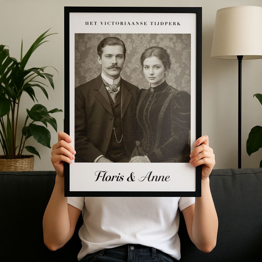 Gepersonaliseerde tijdreis poster