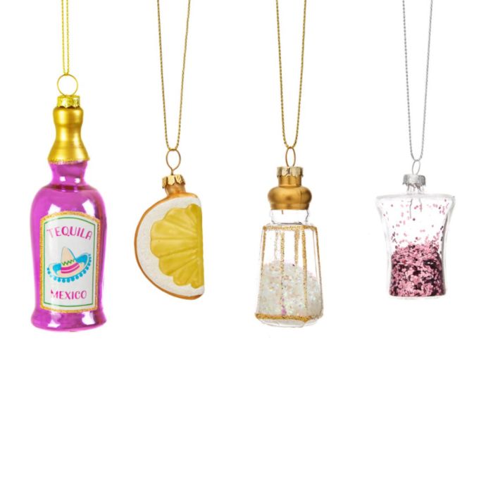 Kerstbal Tequila Set van 4