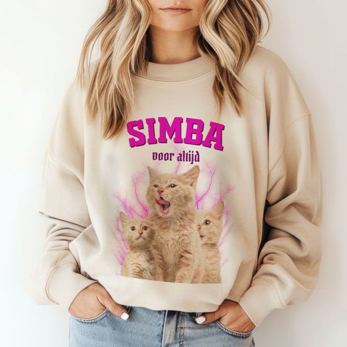 Gepersonaliseerde bootleg huisdier trui