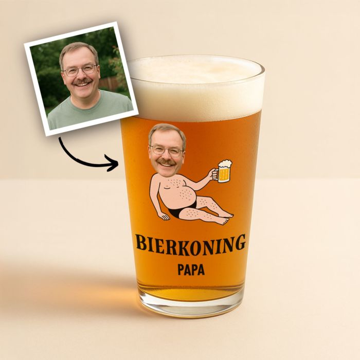 Gepersonaliseerd bierglas Dad Body