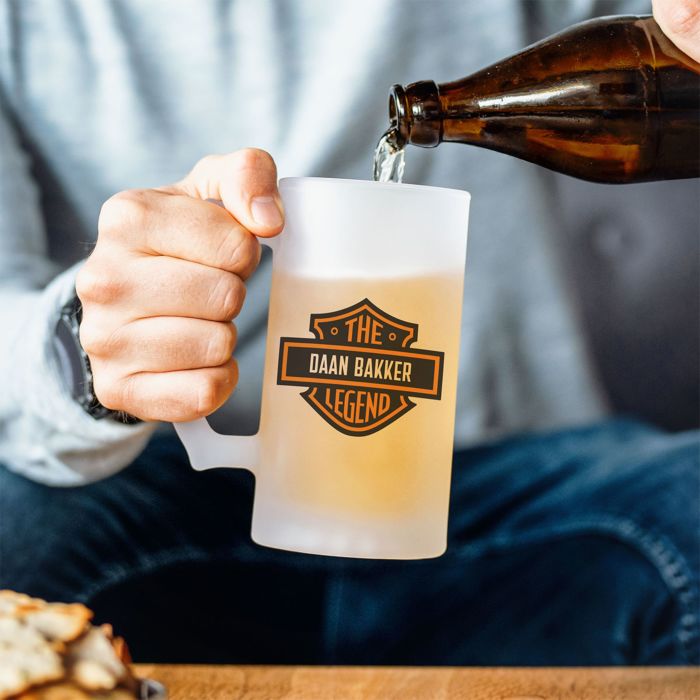 Gepersonaliseerde motorclub bierpul