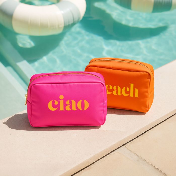 Gepersonaliseerde reistas met tekst