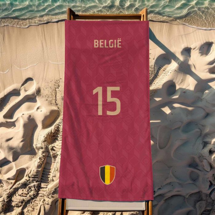 Gepersonaliseerde handdoek EK voetbal