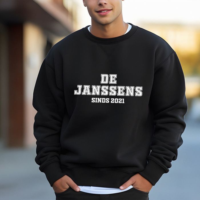 Gepersonaliseerde trui college style