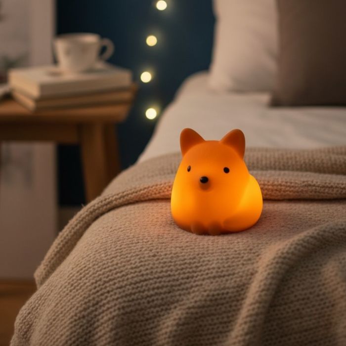 Slaperige vos nachtlampje