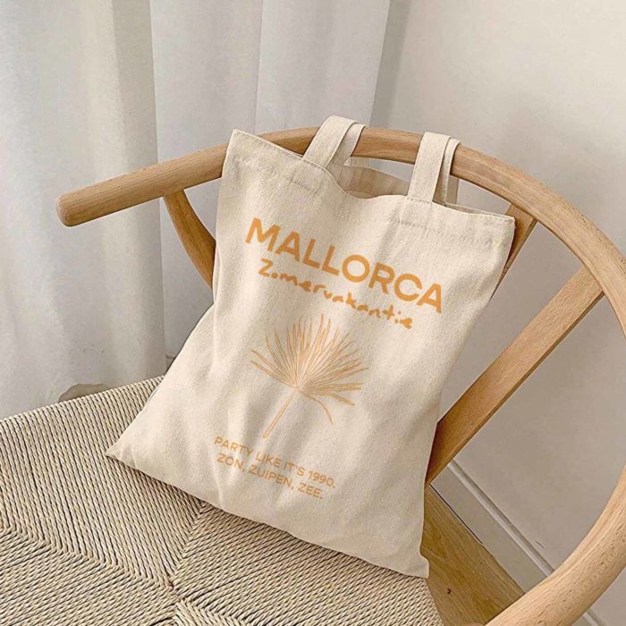 Gepersonaliseerde tote bag met illustratie