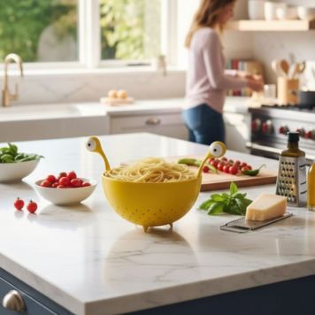 Flying Spaghetti Monster pasta zeef